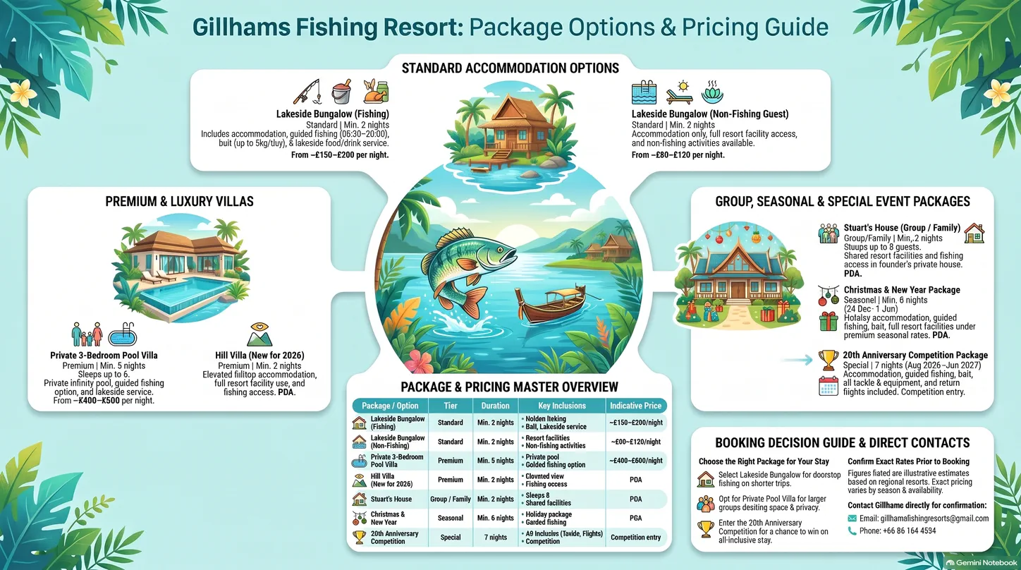 Gillhams Resort Package Guide
